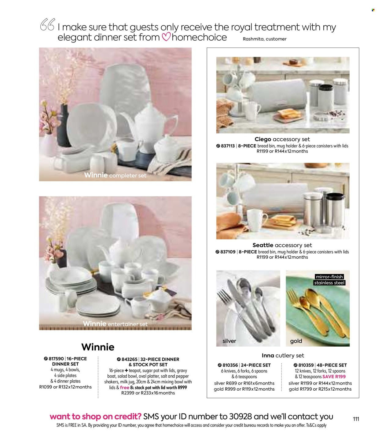 HomeChoice specials - 01/08/2025 - 30/09/2025. Page 111