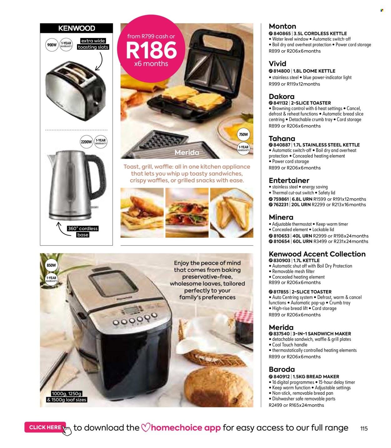 HomeChoice specials - 01/08/2025 - 30/09/2025. Page 115