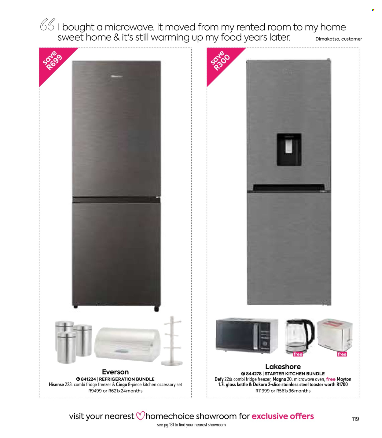 HomeChoice specials - 01/08/2025 - 30/09/2025. Page 119