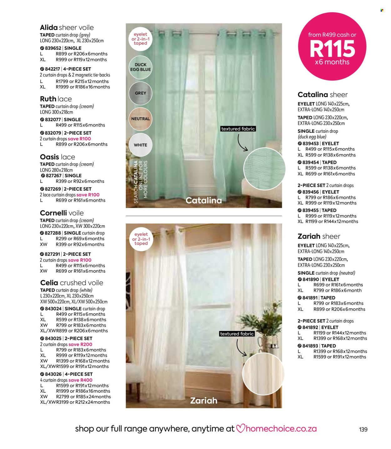 HomeChoice specials - 01/08/2025 - 30/09/2025. Page 139
