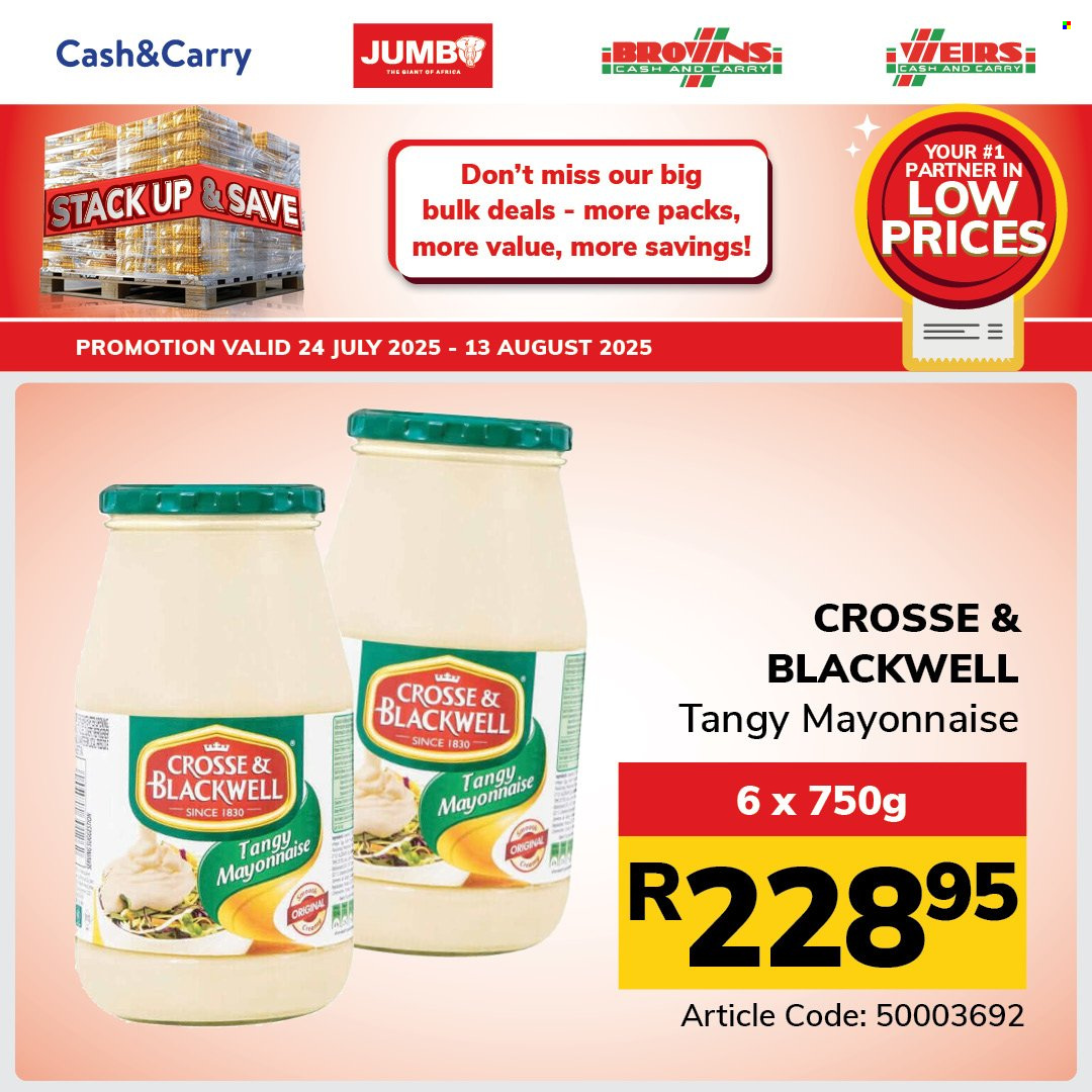 Jumbo Cash & Carry specials - 24/07/2025 - 13/08/2025. Page 39