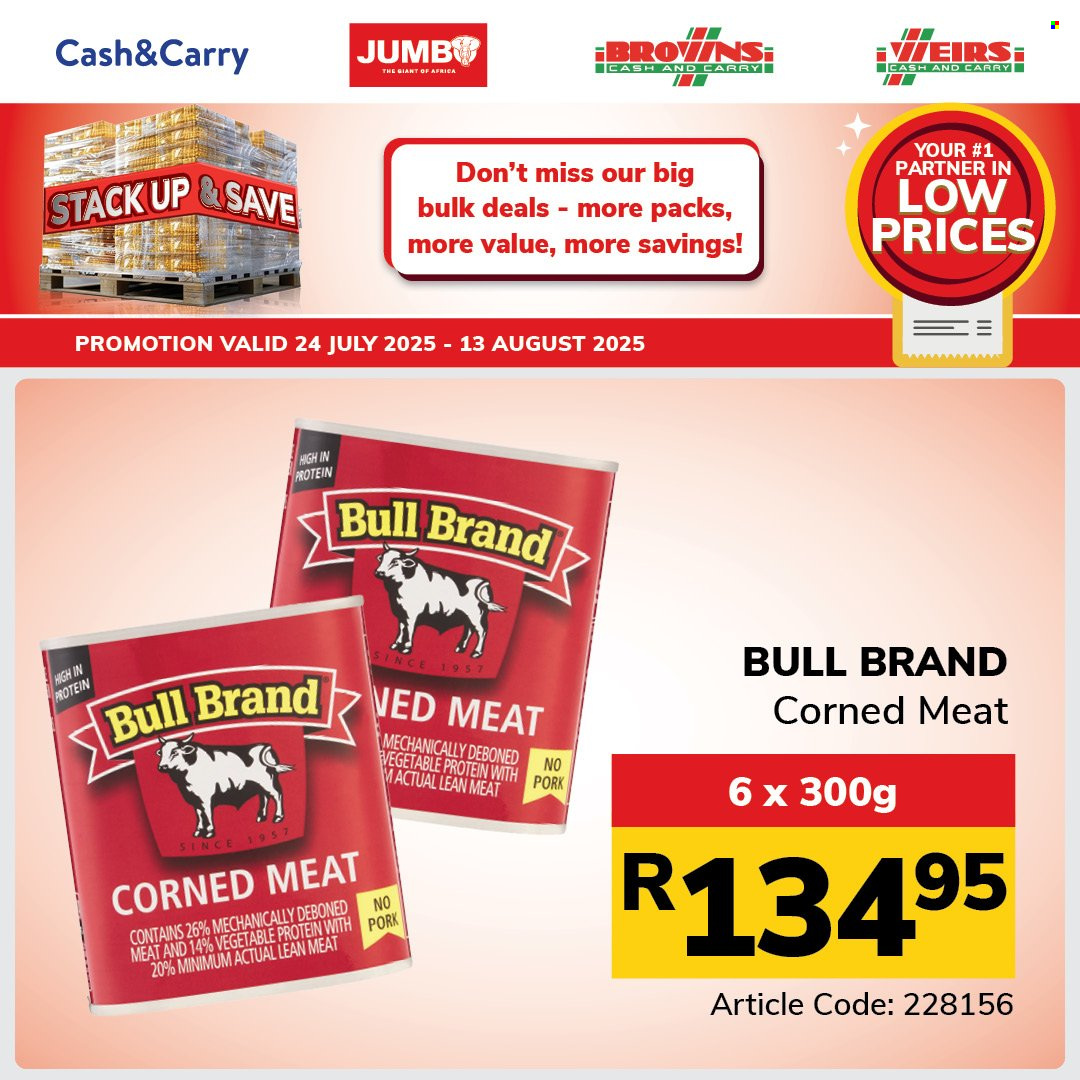 Jumbo Cash & Carry specials - 24/07/2025 - 13/08/2025. Page 42