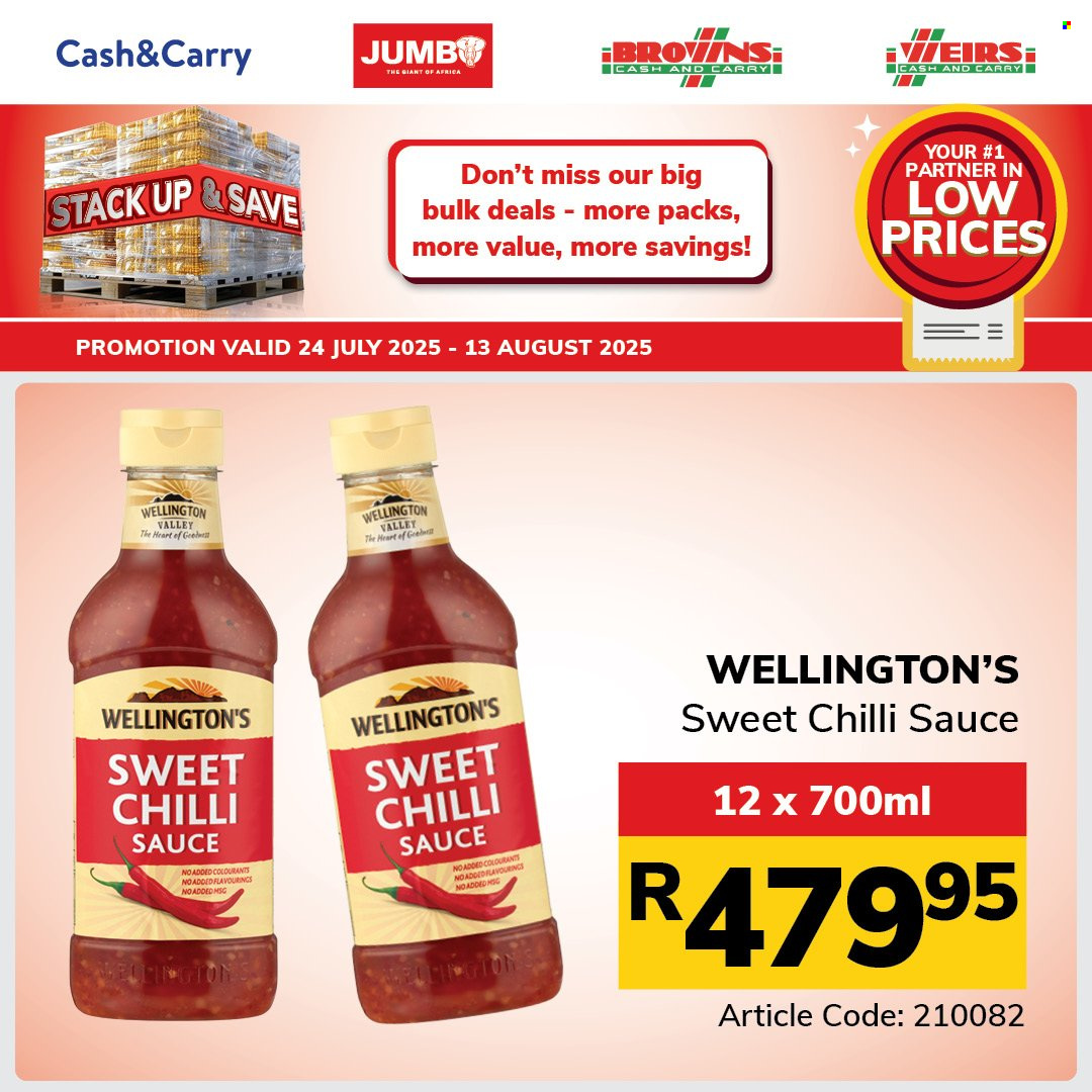 Jumbo Cash & Carry specials - 24/07/2025 - 13/08/2025. Page 48
