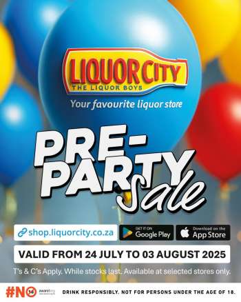 Liquor City catalogue  - 24/07/2025 - 03/08/2025.
