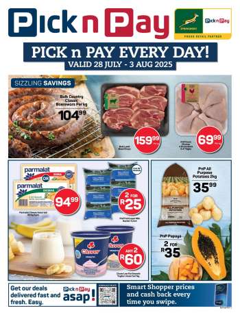Pick n Pay catalogue  - 28/07/2025 - 03/08/2025.