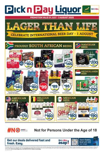 Pick n Pay catalogue  - 31/07/2025 - 03/08/2025.