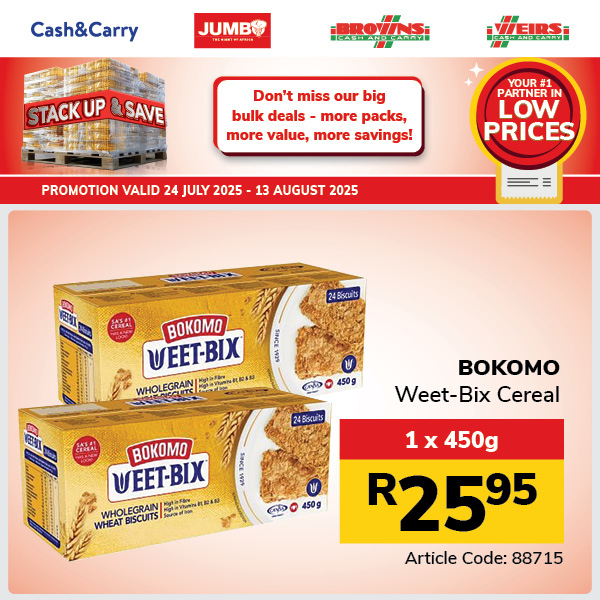 Jumbo Cash & Carry specials - 24/07/2025 - 13/08/2025. Page 49