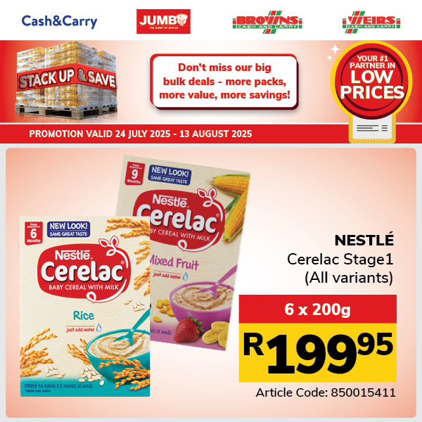 Jumbo Cash & Carry specials - 24/07/2025 - 13/08/2025. Page 50