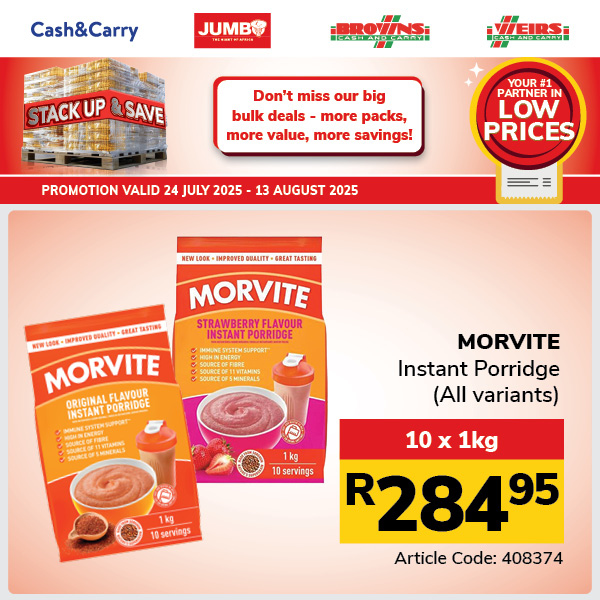 Jumbo Cash & Carry specials - 24/07/2025 - 13/08/2025. Page 54