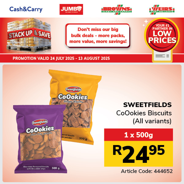 Jumbo Cash & Carry specials - 24/07/2025 - 13/08/2025. Page 55