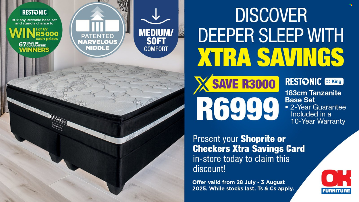 OK Furniture specials - 28/07/2025 - 03/08/2025. Page 1