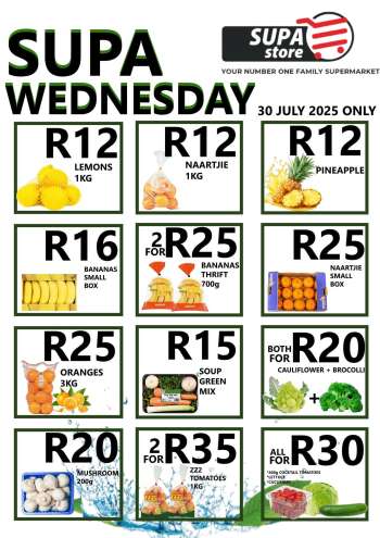 Supa Store catalogue  - 30/07/2025 - 30/07/2025.