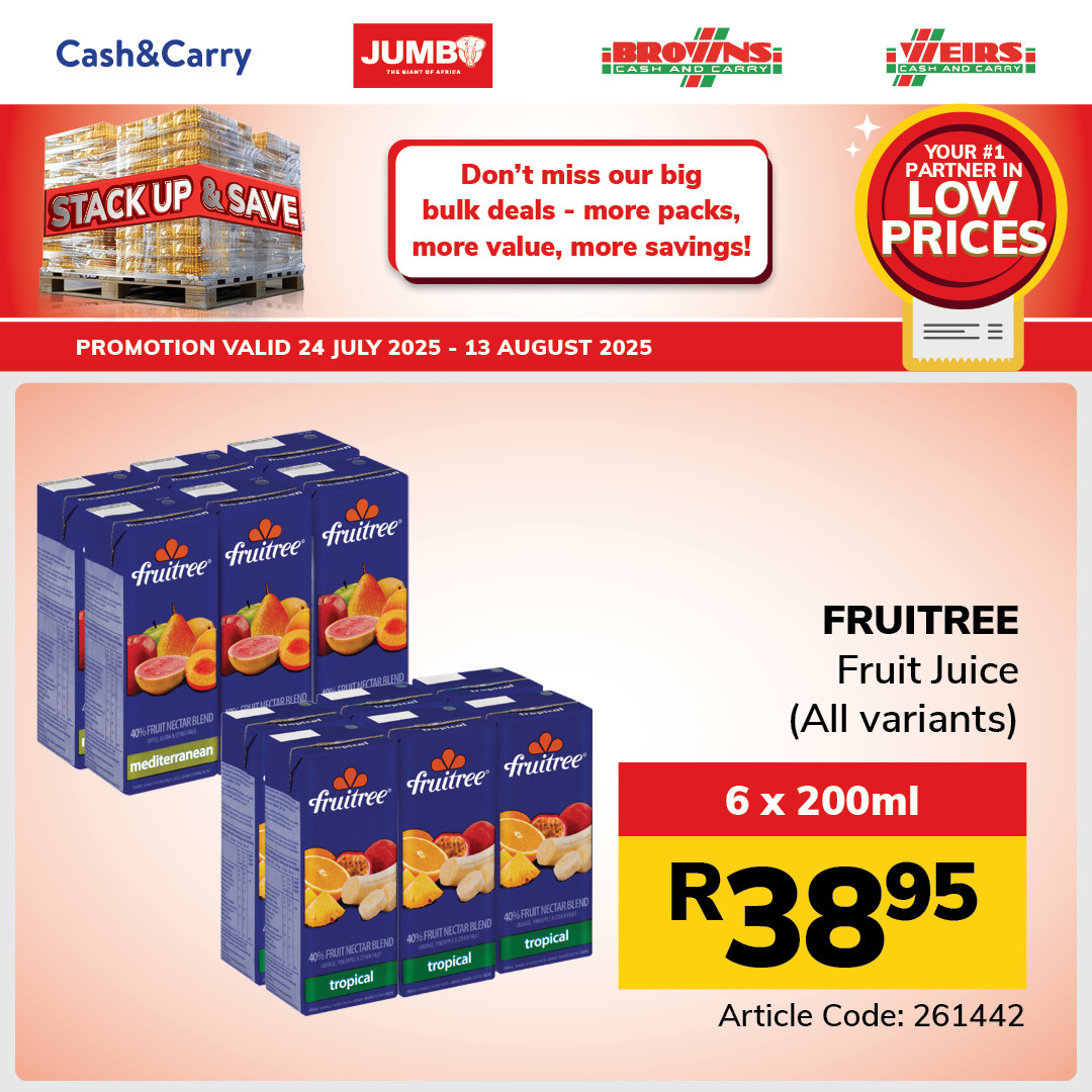 Jumbo Cash & Carry specials - 24/07/2025 - 13/08/2025. Page 24