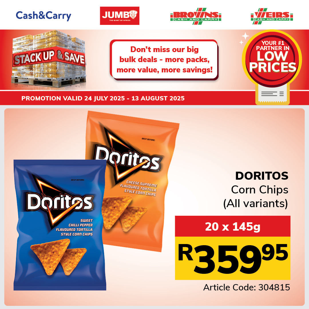 Jumbo Cash & Carry specials - 24/07/2025 - 13/08/2025. Page 29