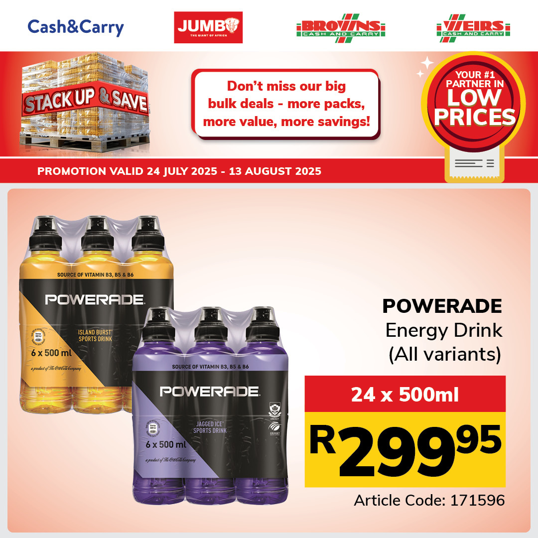 Jumbo Cash & Carry specials - 24/07/2025 - 13/08/2025. Page 36