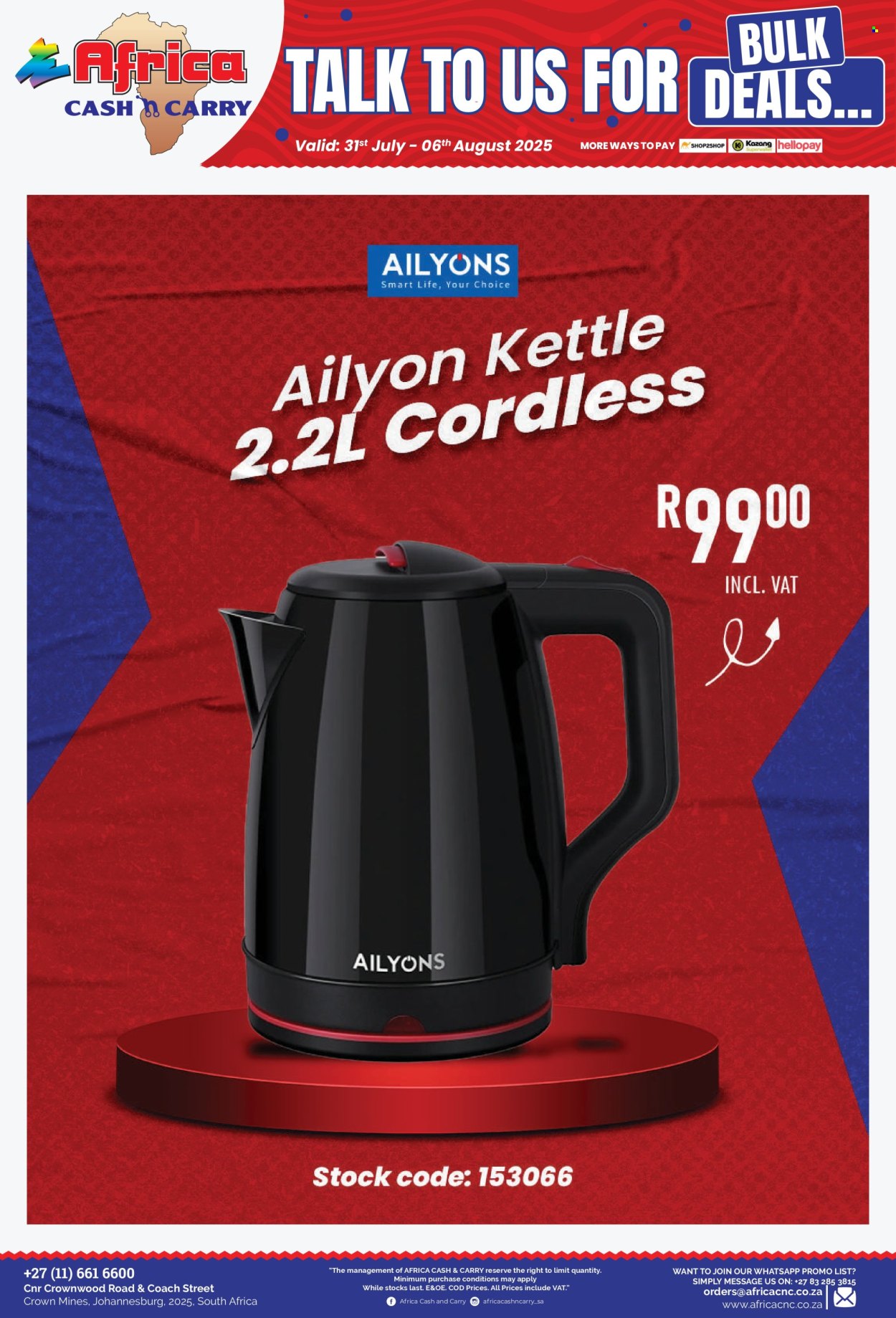 Africa Cash & Carry specials - 31/07/2025 - 06/08/2025. Page 10