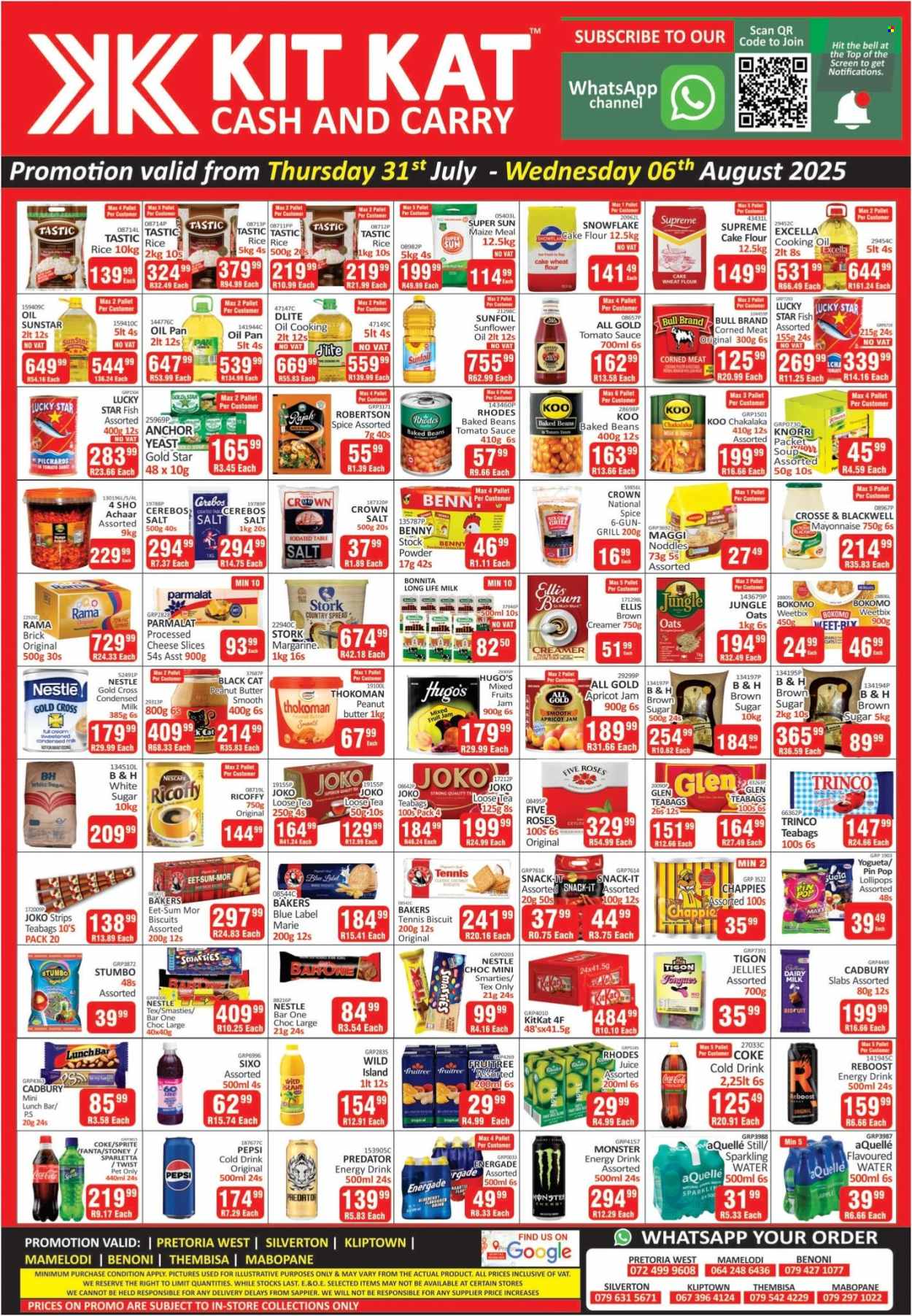 Kit Kat Cash & Carry specials - 31/07/2025 - 06/08/2025. Page 1