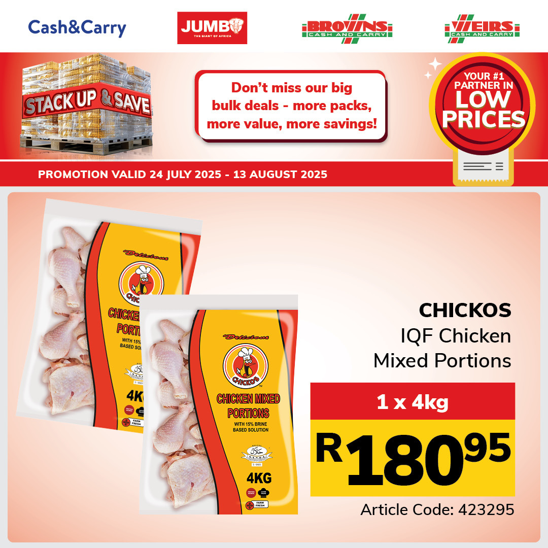 Jumbo Cash & Carry specials - 24/07/2025 - 13/08/2025. Page 16