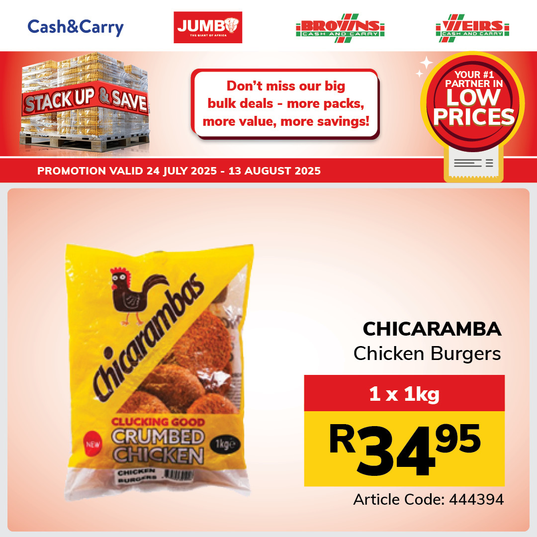 Jumbo Cash & Carry specials - 24/07/2025 - 13/08/2025. Page 18
