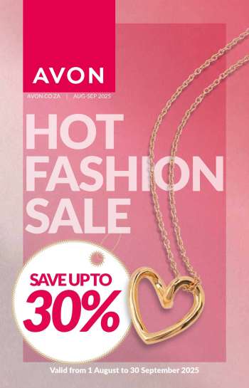 Avon catalogue  - 01/08/2025 - 30/09/2025.