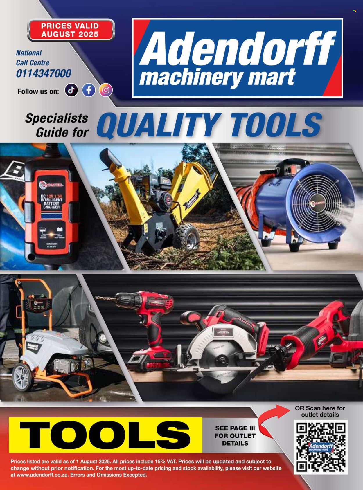 Adendorff Machinery Mart specials - 01/08/2025 - 31/08/2025. Page 1