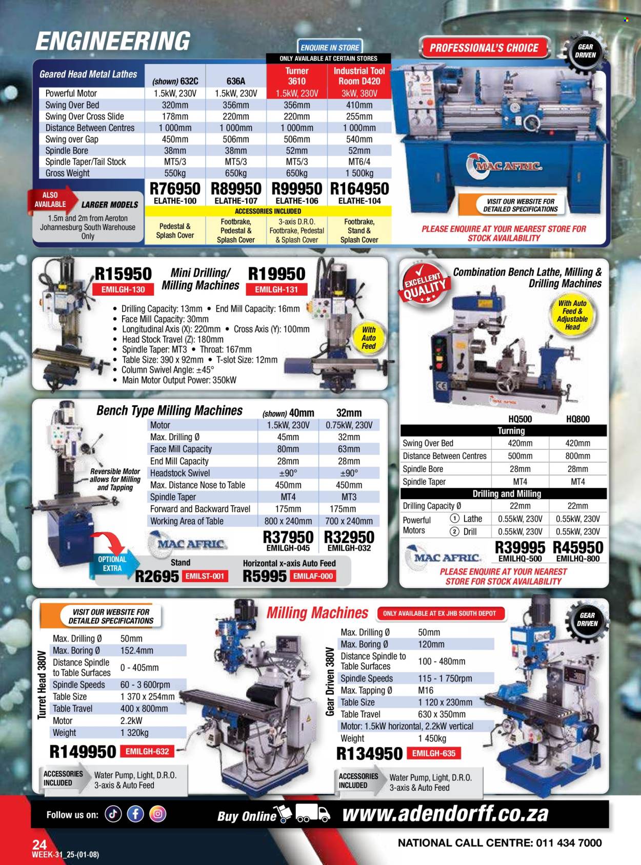 Adendorff Machinery Mart specials - 01/08/2025 - 31/08/2025. Page 26