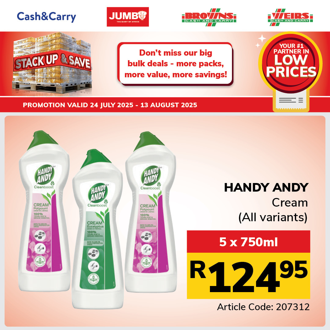 Jumbo Cash & Carry specials - 24/07/2025 - 13/08/2025. Page 10
