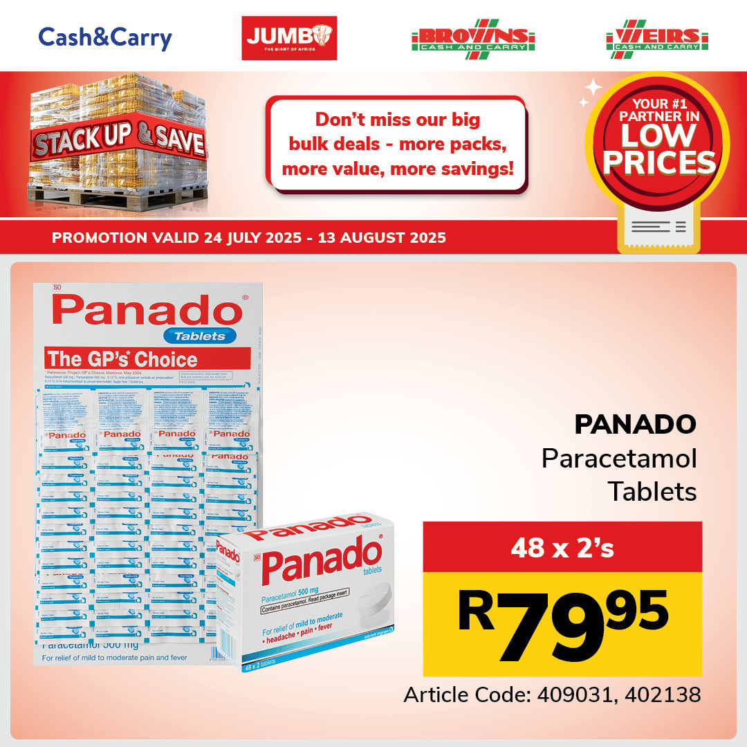 Jumbo Cash & Carry specials - 24/07/2025 - 13/08/2025. Page 11