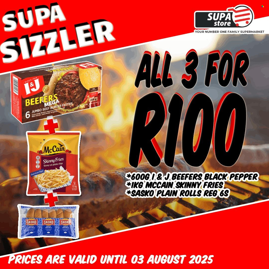 Supa Store specials - 01/08/2025 - 03/08/2025. Page 1