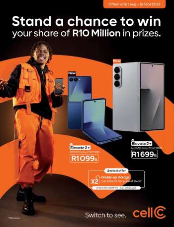 Cell C catalogue  - 01/08/2025 - 15/09/2025.