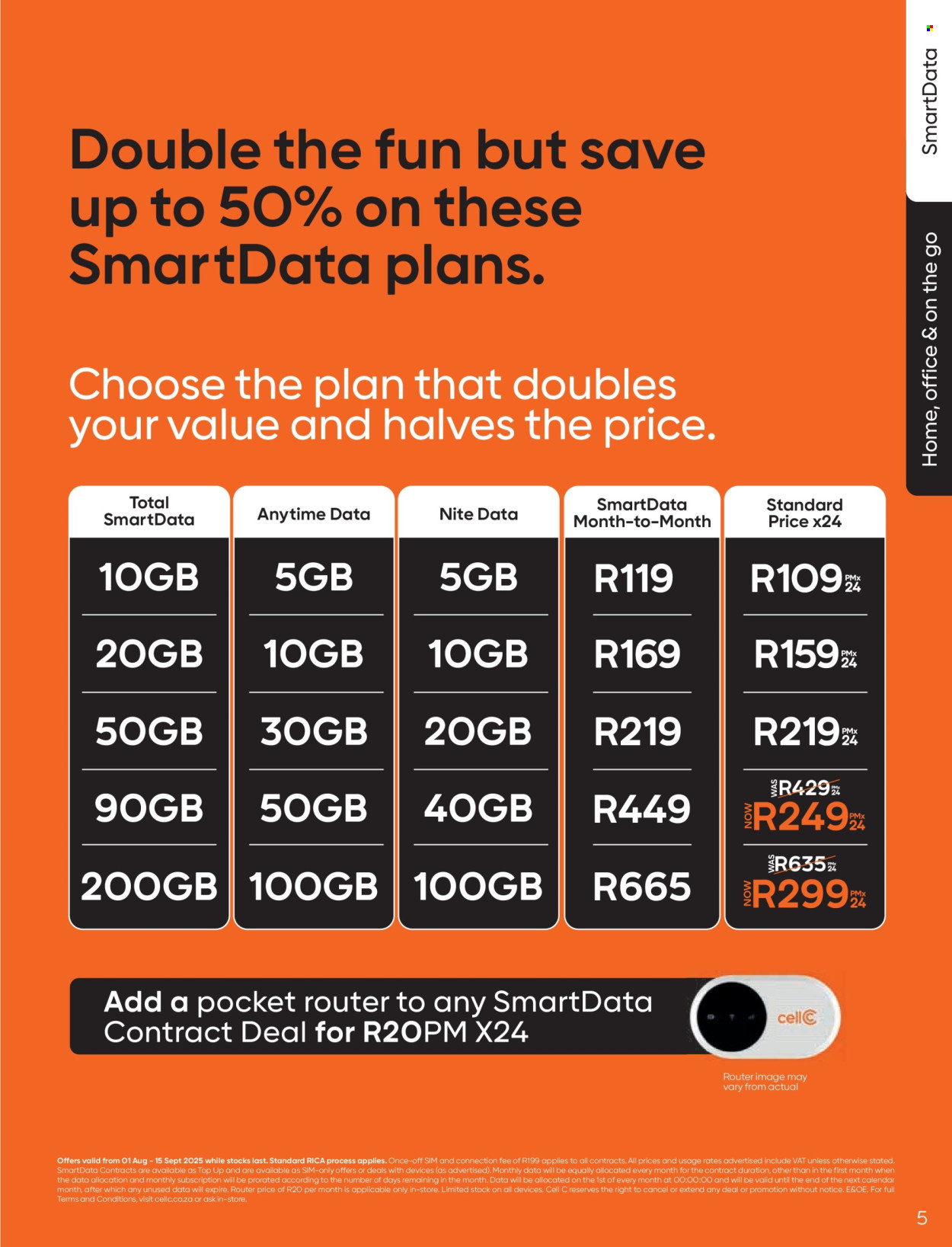 Cell C specials - 01/08/2025 - 15/09/2025. Page 5