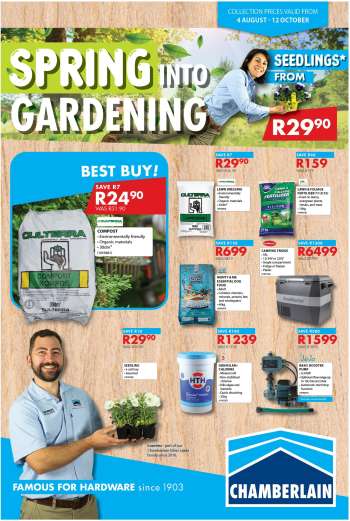 Chamberlain catalogue  - 04/08/2025 - 12/10/2025.