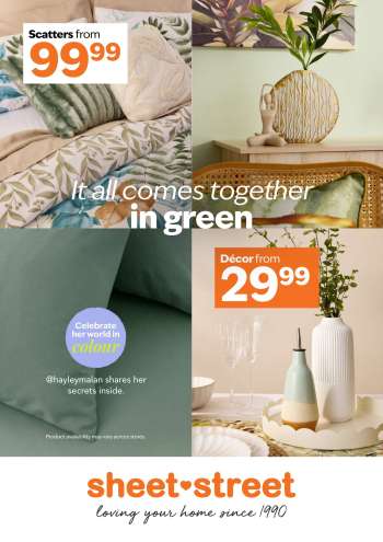 Sheet Street catalogue  - 01/08/2025 - 31/08/2025.