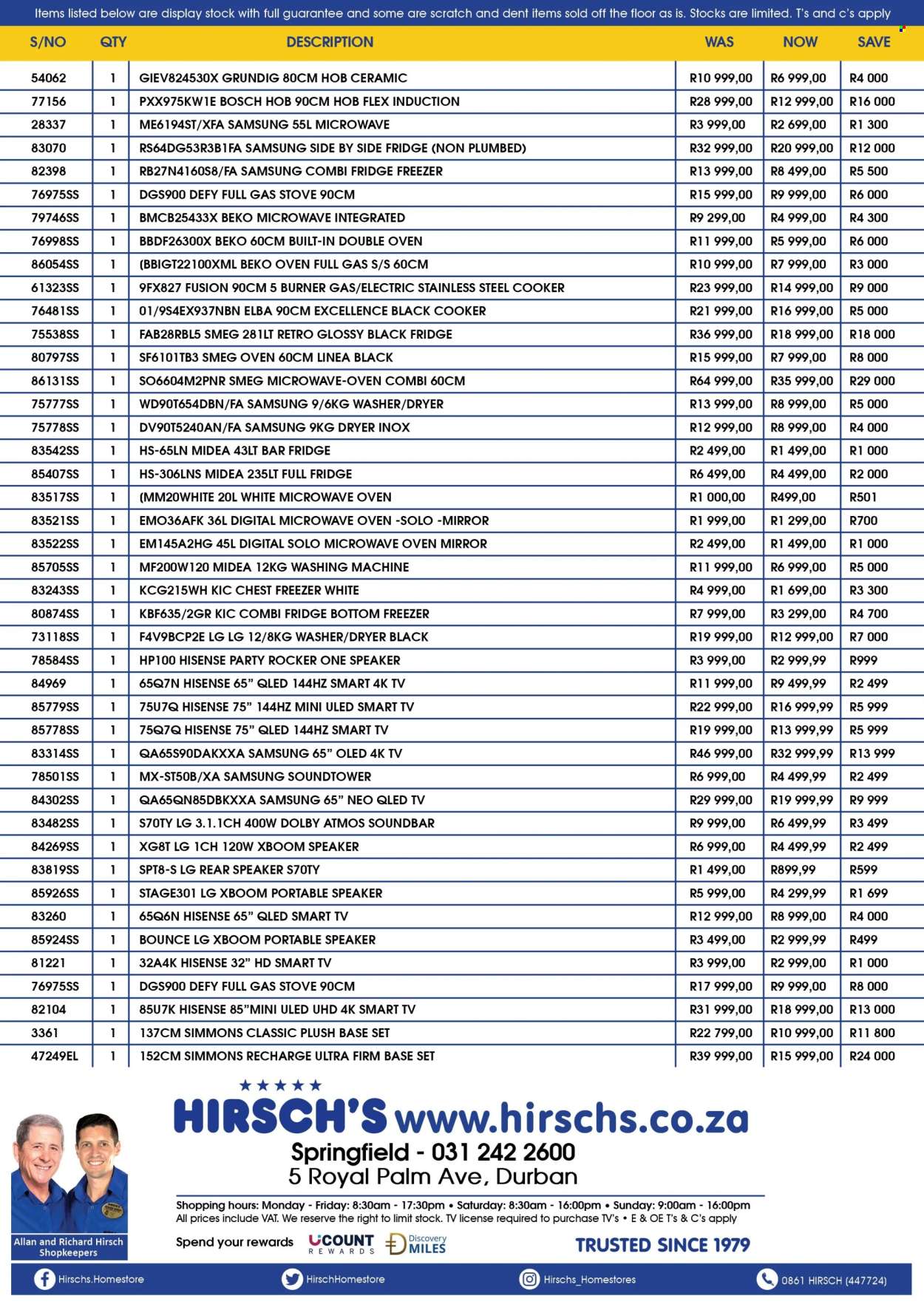 Hirsch's specials - 01/08/2025 - 03/08/2025. Page 2
