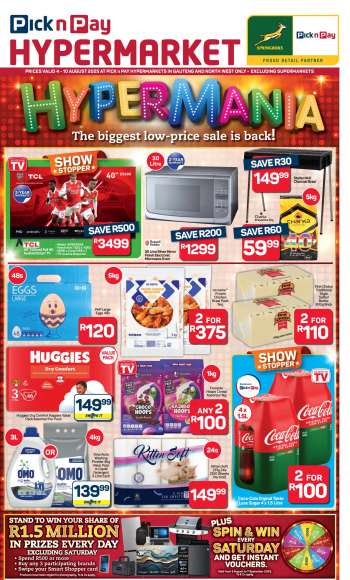 Pick n Pay Hypermarket catalogue  - 04/08/2025 - 10/08/2025.