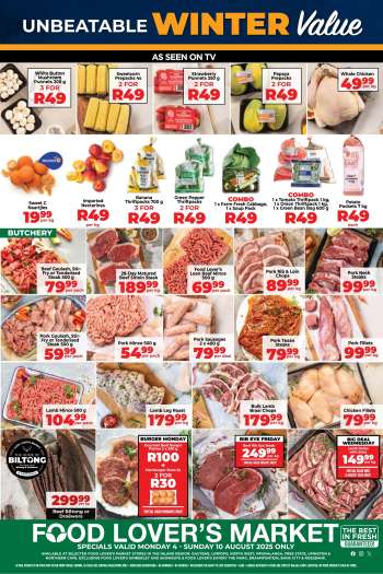 Food Lover's Market catalogue  - 04/08/2025 - 10/08/2025.