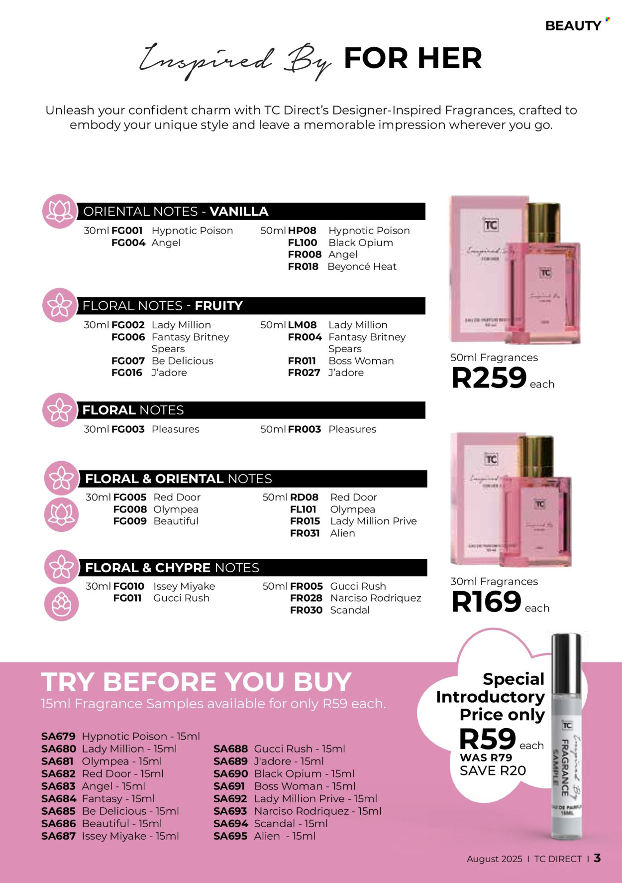 Table Charm Direct specials - 01/08/2025 - 31/08/2025. Page 3