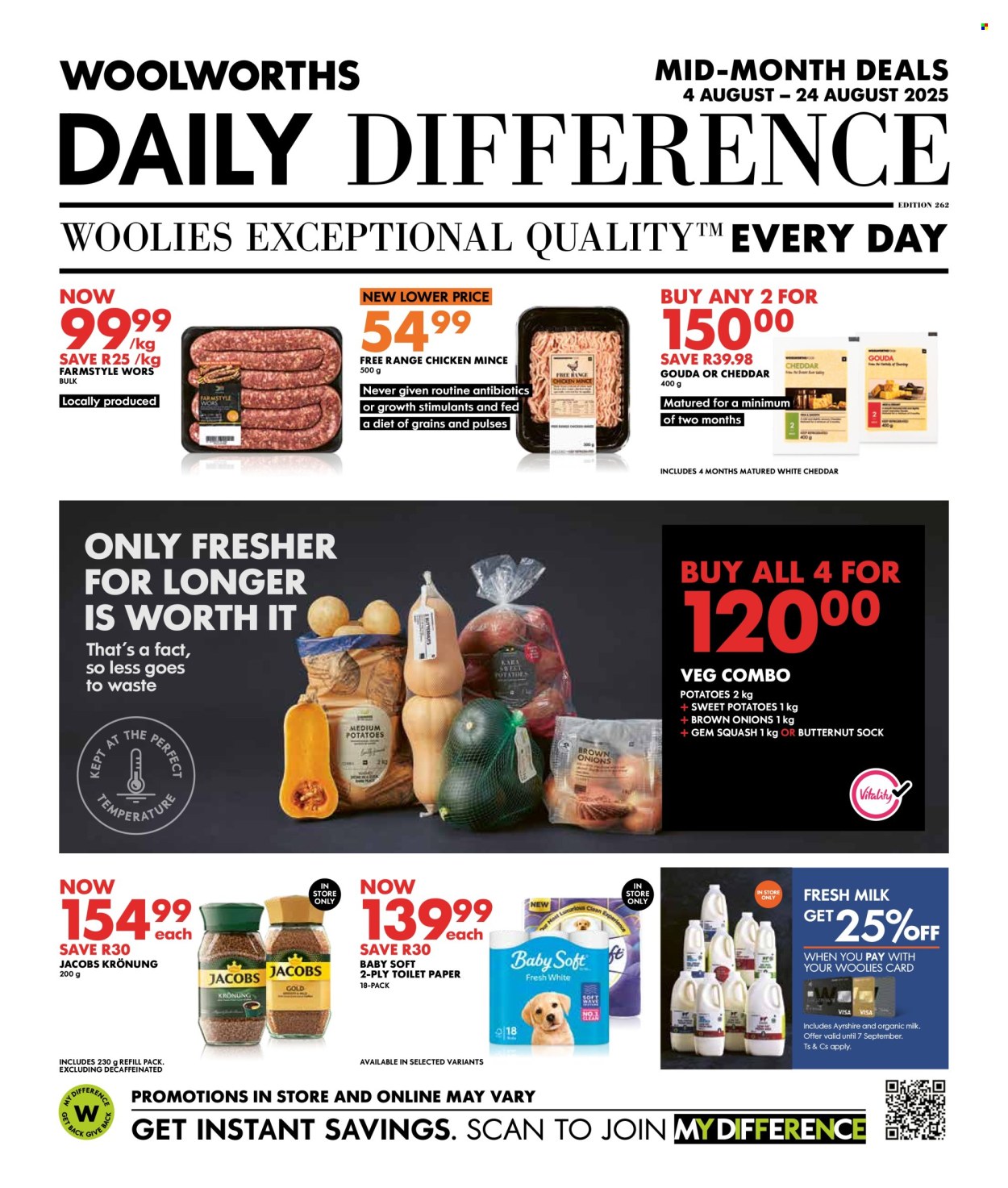 Woolworths specials - 04/08/2025 - 24/08/2025. Page 1