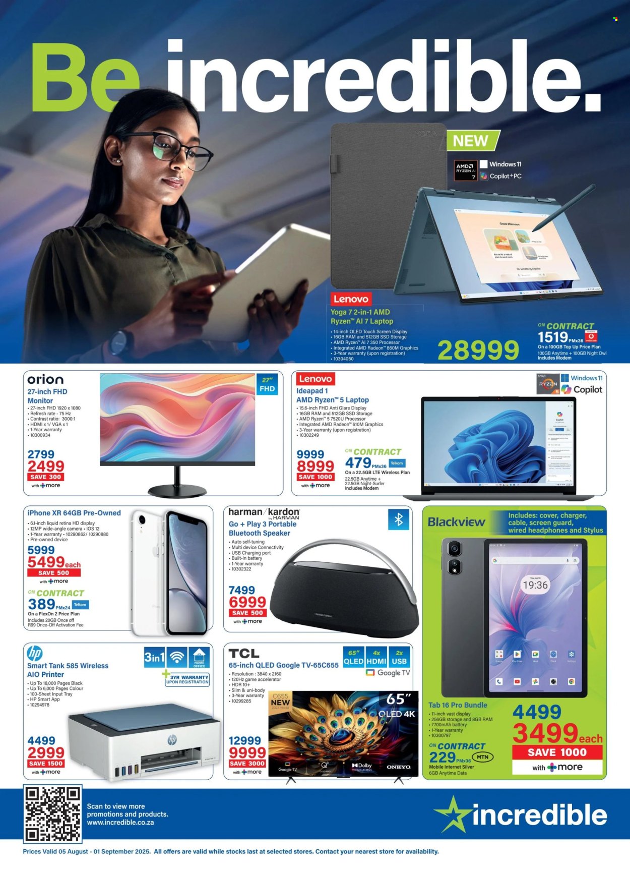 Incredible Connection specials - 05/08/2025 - 01/09/2025. Page 1
