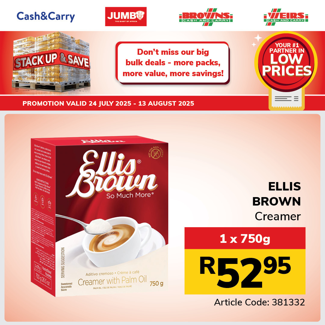 Jumbo Cash & Carry specials - 24/07/2025 - 13/08/2025. Page 2