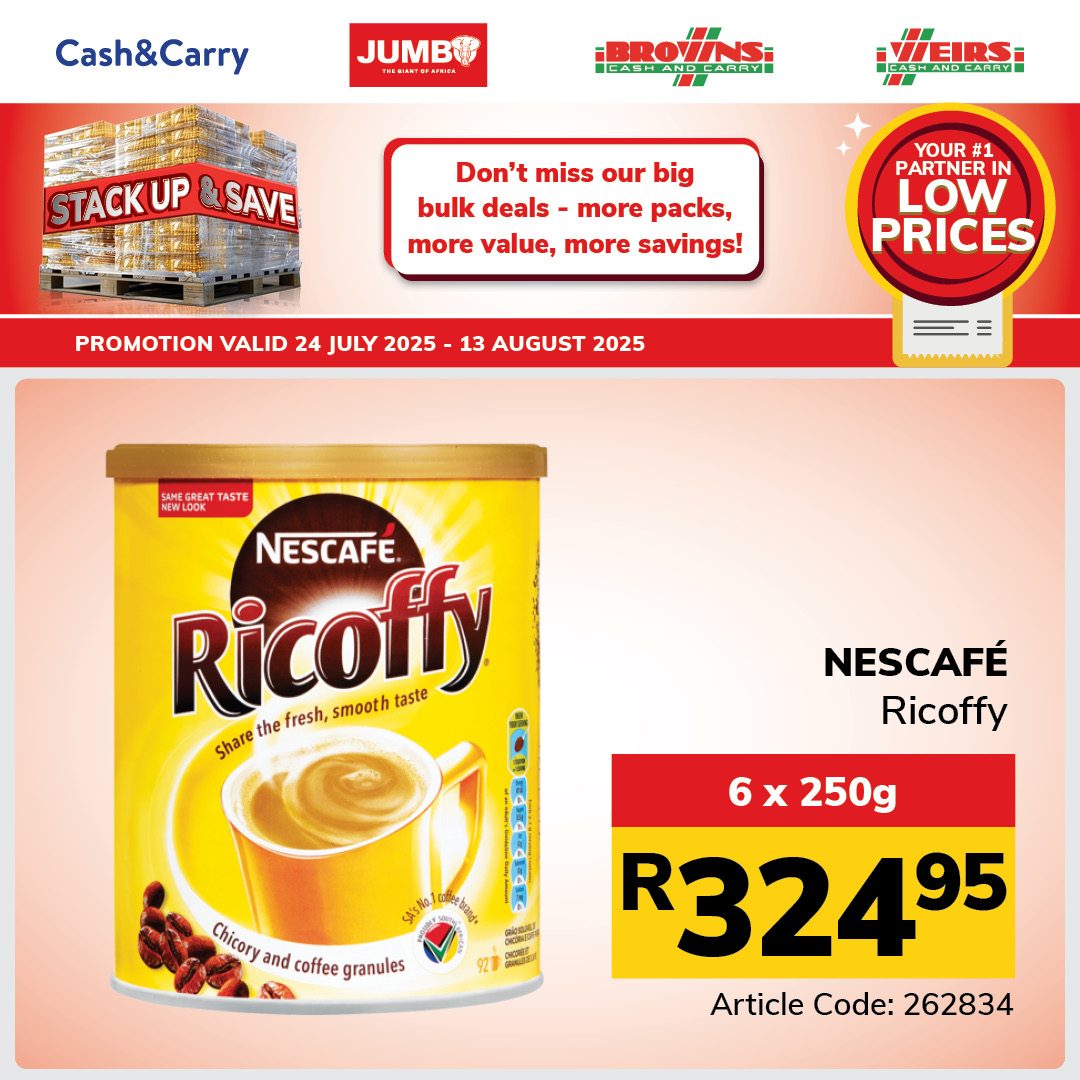 Jumbo Cash & Carry specials - 24/07/2025 - 13/08/2025. Page 3