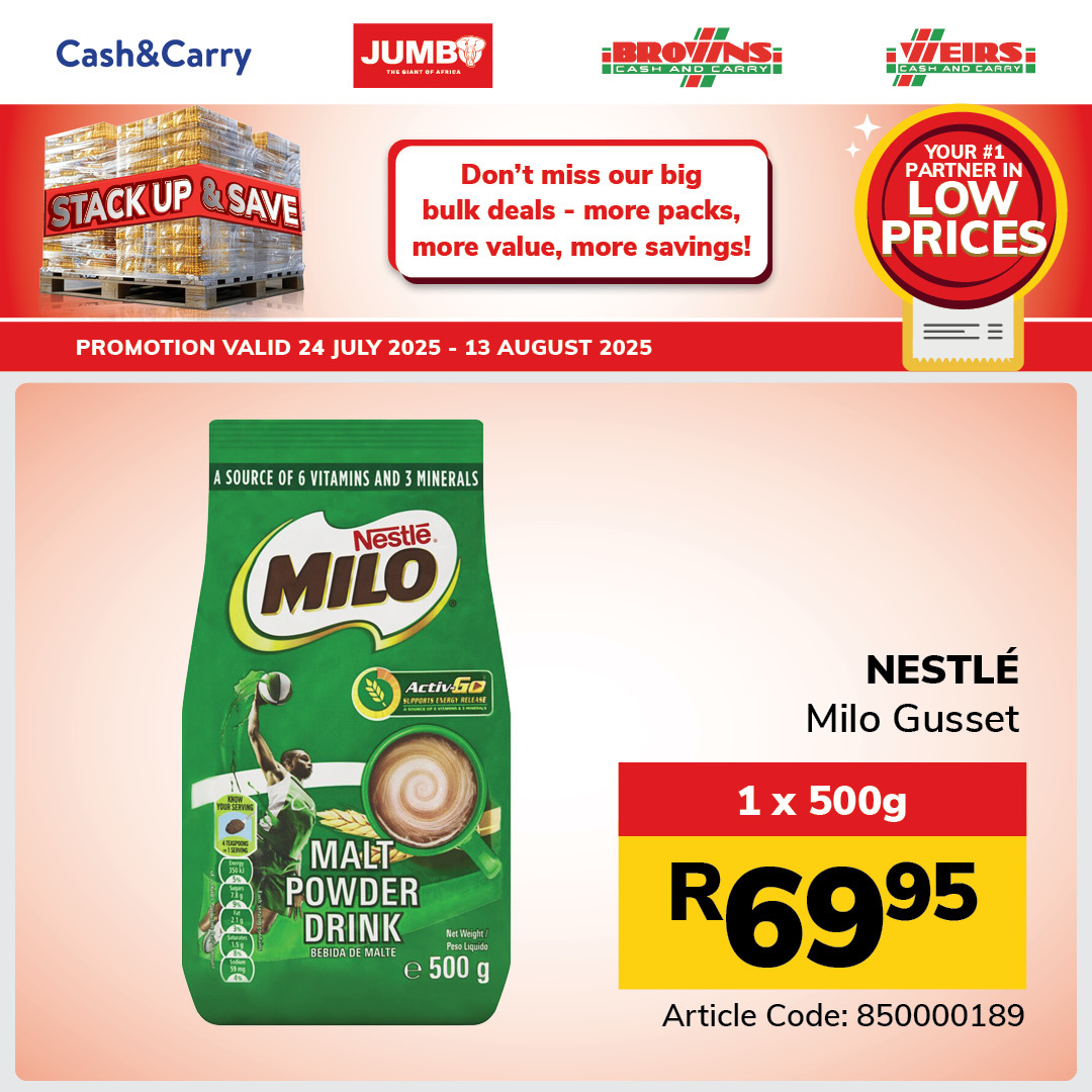 Jumbo Cash & Carry specials - 24/07/2025 - 13/08/2025. Page 4