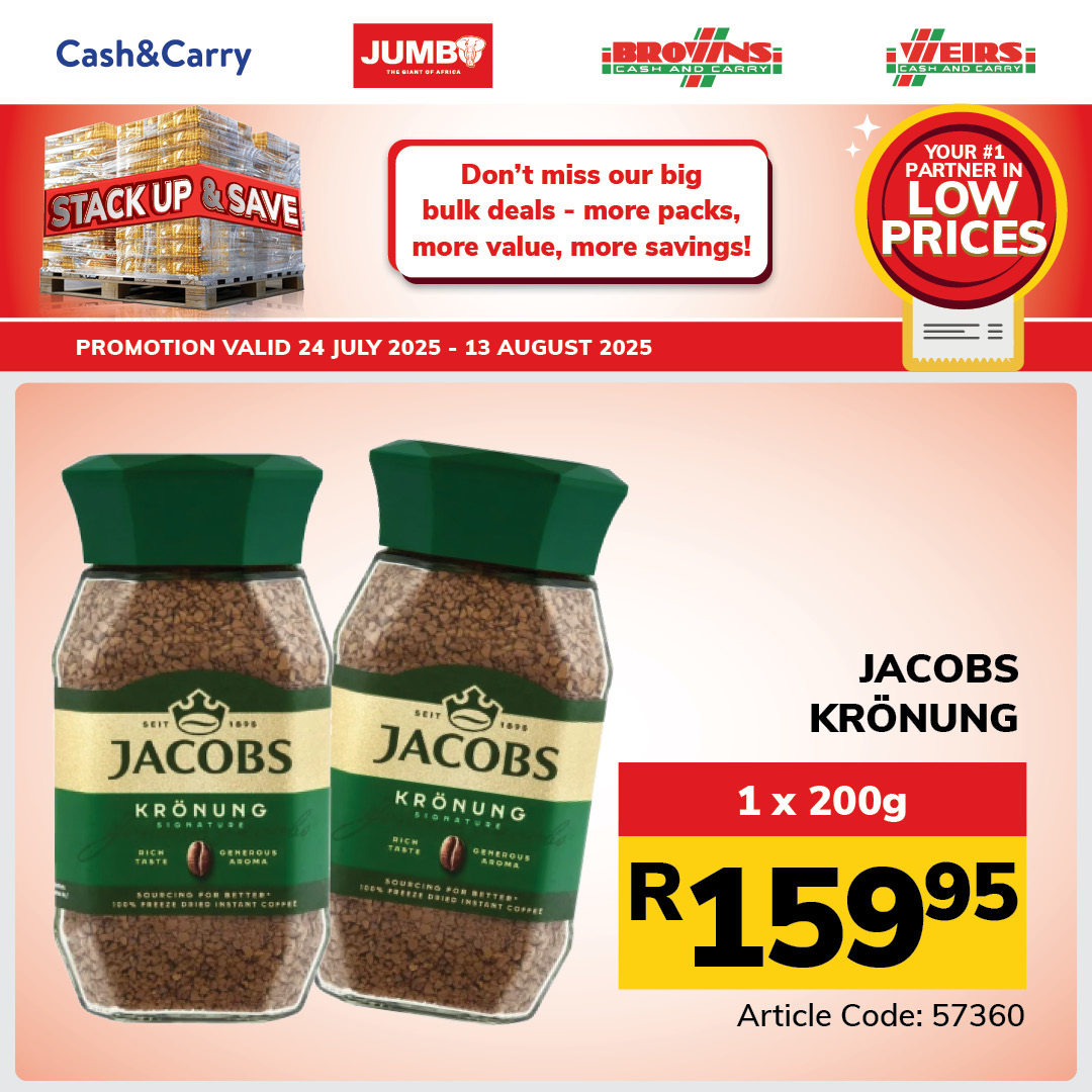 Jumbo Cash & Carry specials - 24/07/2025 - 13/08/2025. Page 7
