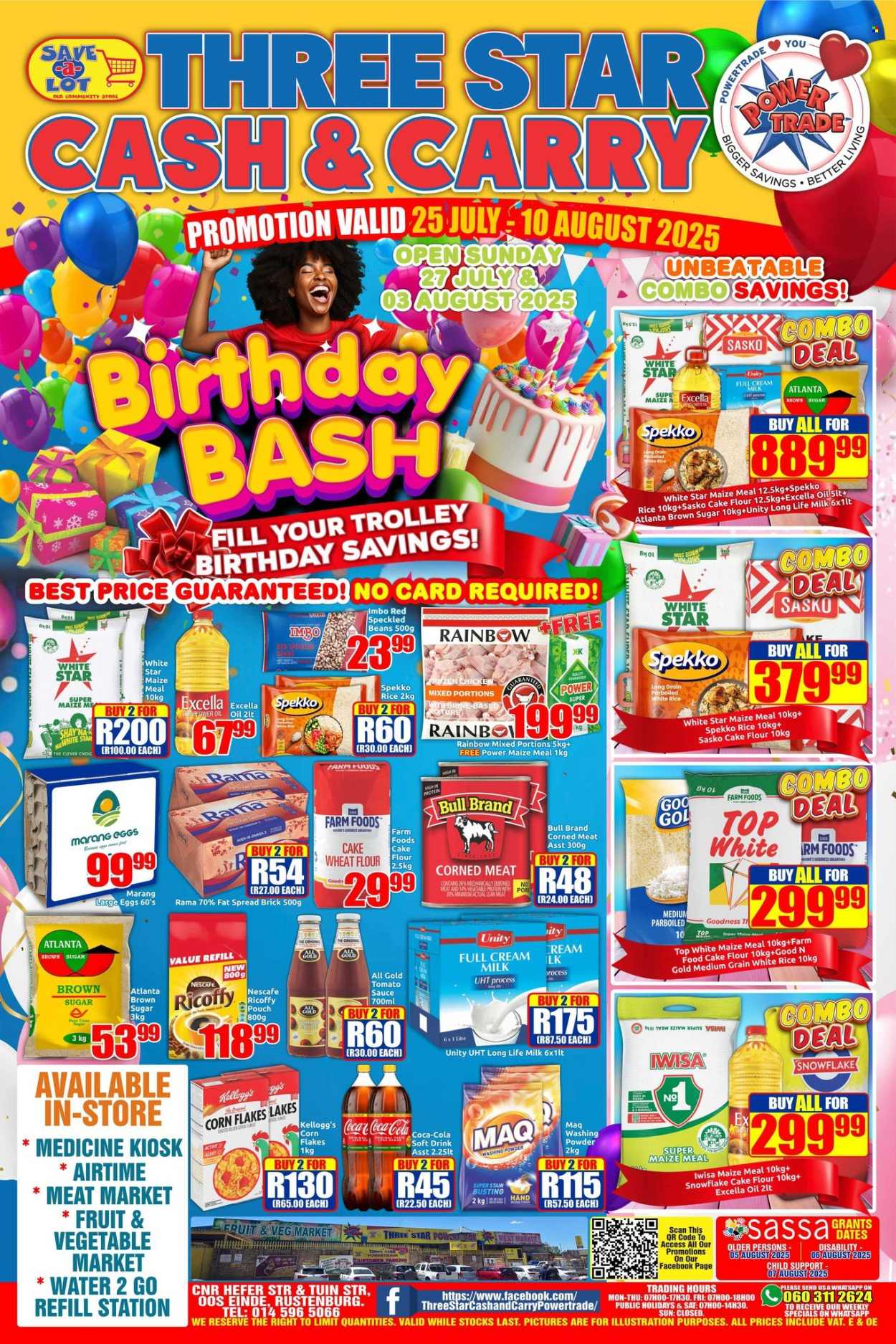 Three Star Cash and Carry specials - 25/07/2025 - 10/08/2025. Page 1