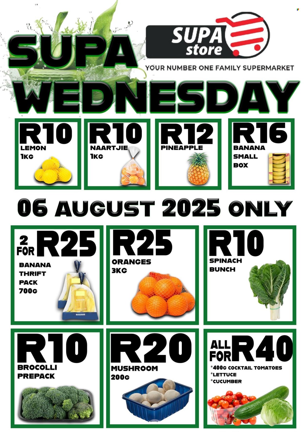 Supa Store specials - 06/08/2025 - 06/08/2025. Page 1