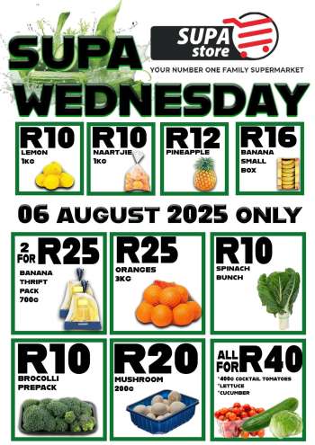 Supa Store catalogue  - 06/08/2025 - 06/08/2025.
