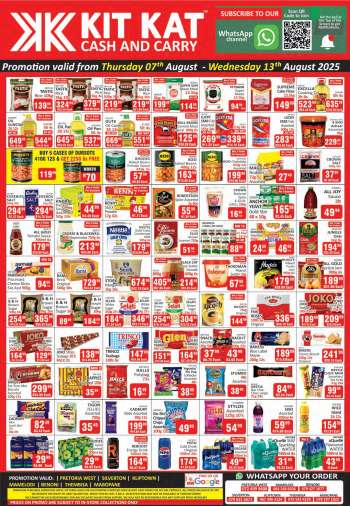 Kit Kat Cash & Carry catalogue  - 07/08/2025 - 13/08/2025.