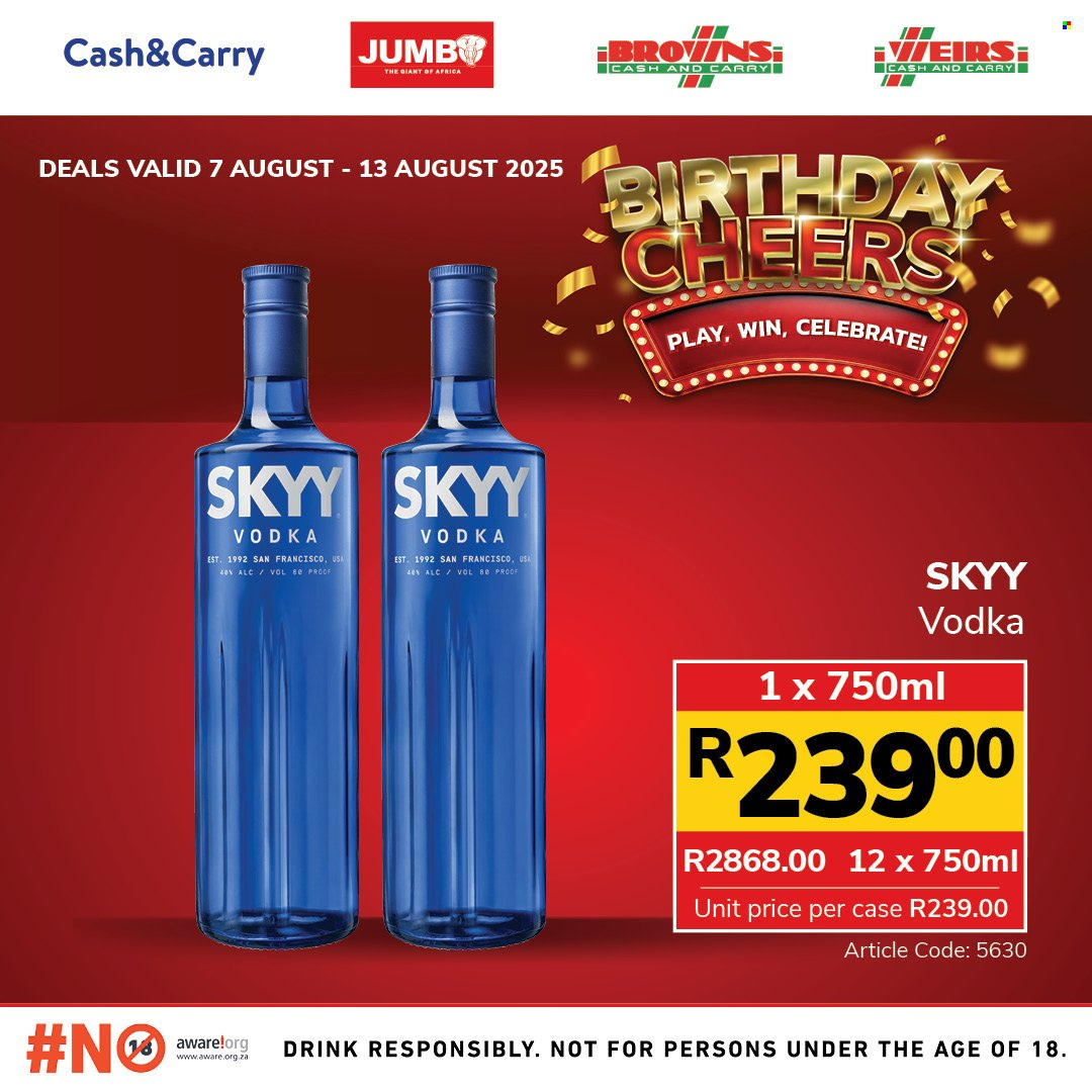 Jumbo Cash & Carry specials - 07/08/2025 - 13/08/2025. Page 18