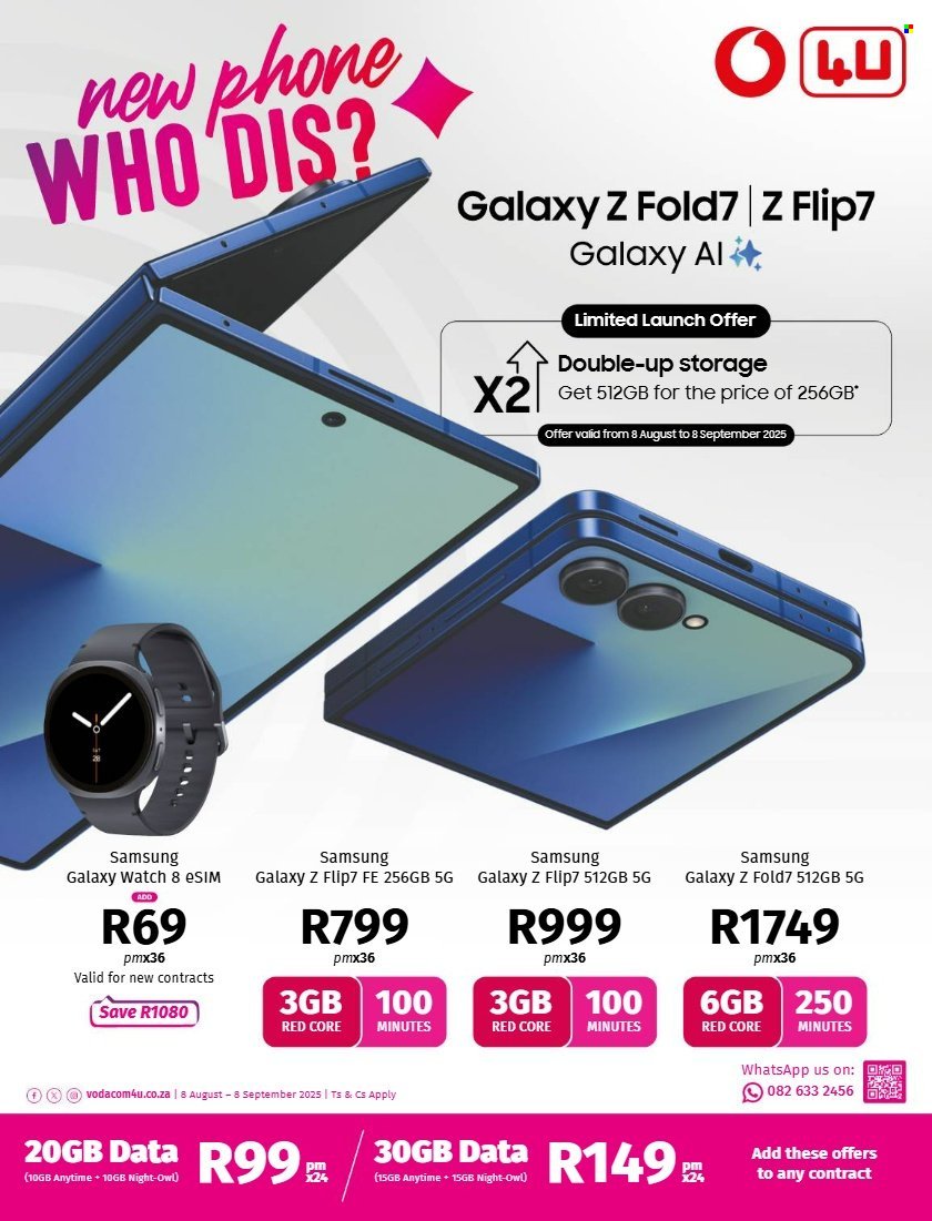 Vodacom specials - 08/08/2025 - 08/09/2025. Page 1
