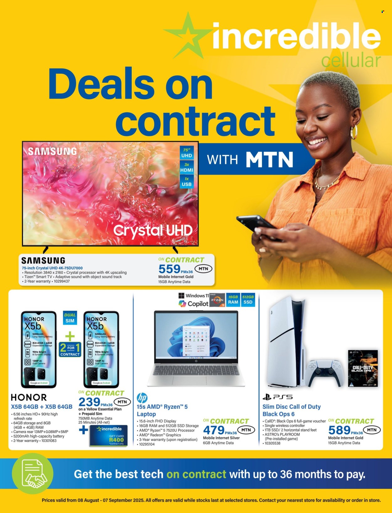 Incredible Connection specials - 08/08/2025 - 07/09/2025. Page 1